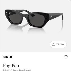 Ray-Ban Black Cat-Eye Sunglasses